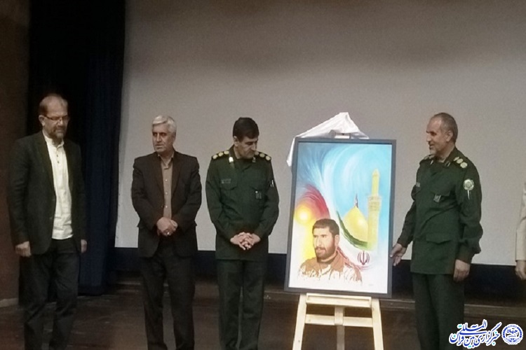 رونمایی از پرتره سردار شهید «علی غیوری زاده» در سیویکمین سالگرد شهادتش رونمایی از پرتره سردار شهید «علی غیوری زاده» در سیویکمین سالگرد شهادتش