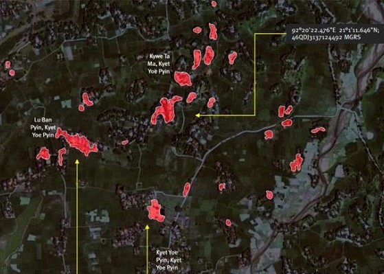 40 villages Rohingya brûlés en octobre et novembre 40 villages Rohingya brûlés en octobre et novembre 