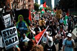 Miles protestan en Nueva York por hambruna en Gaza y complicidad de EEUU