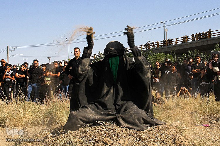 مراسم شبیه خوانی در شهرک عرب‌های مشهد