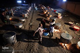 پخت 10 هزار غذای نذری در جازموریان