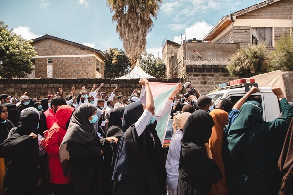 تصاویری از تظاهرات ضدصهیونیستی مردم کنیا