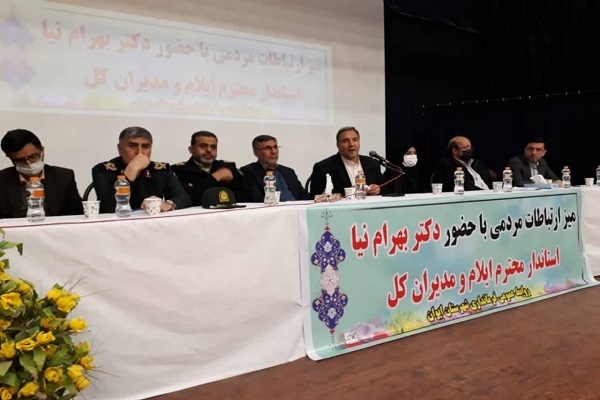 دیدار استاندار ایلام با جمعی از مردم ایوان