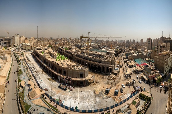 آماده‌سازی صحن حضرت زینب(س) برای بیتوته 35 هزار زائر اربعین