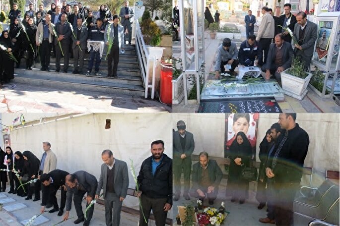 تجدید میثاق پرسنل جهاددانشگاهی کرمان با آرمان‌های شهدا