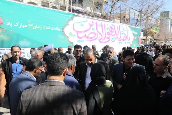 حسن بهرام نیا، استاندار ایلام در جشن نیمه شعبان