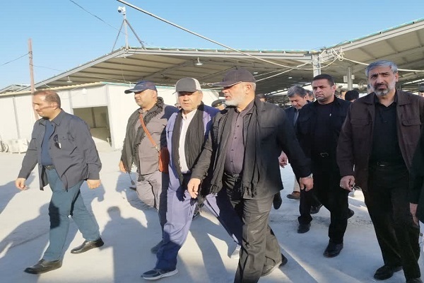 بازدید وزیر کشور از زیرساخت‌های مرز مهران