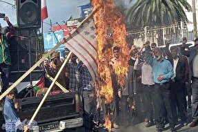 عکس | حضور پرشور مردم بابلسر در راهپیمایی ضد صهیونیستی در حمایت از مردم غزه