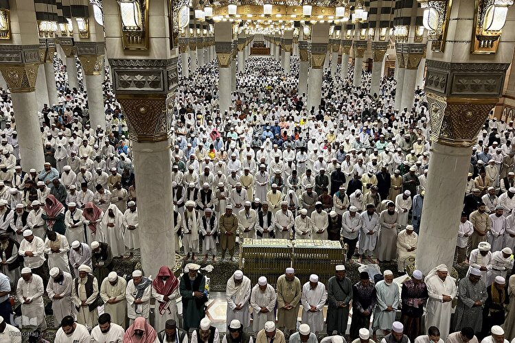 حال و هوای مسجدالنبی در ایام حج