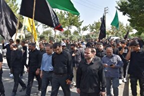 آیین سوگواری اربعین حسینی در کردستان برگزار شد + عکس