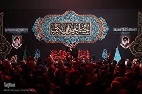 عزاداری شب شهادت امام حسن عسکری(ع) در مسجد جمکران