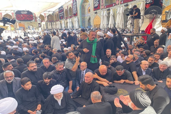 پیکر سیدمحمدعلی بحرالعلوم در کربلا و نجف اشرف تشییع شد