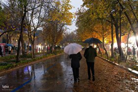 رنگ باران بر تن اصفهان