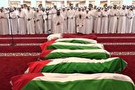 Les corps des martyrs du Hamas inhumés à Doha en présence de l’émir du Qatar