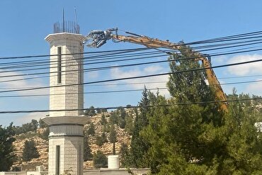 Forças Israelenses Destroem Minarete de Mesquita na Cisjordânia Ocupada