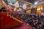 Атмосфера церемонии молитвы Кумейль в храме Хазрата...