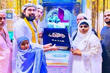 مدینه منورہ میں انڈین خطی قرآنی نسخے کی نمائش